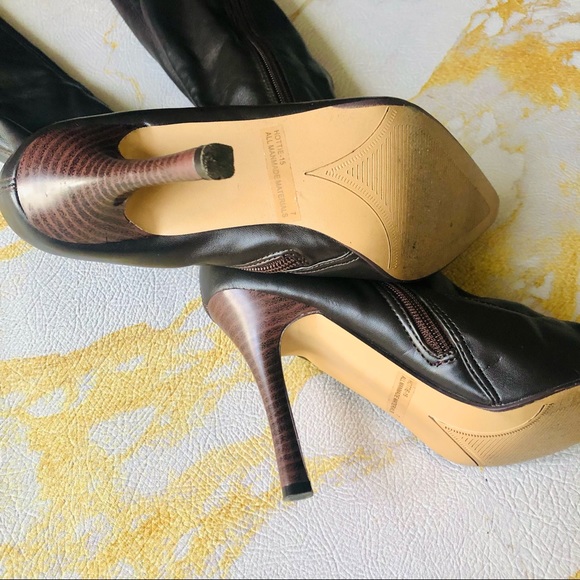 Fitting Warm-Lined Tall Stilleto Boots - Picture 5 of 7